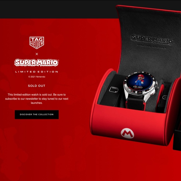 Tag Heuer Connected x Super Mario Limited Edition Watch - Pre-Owned - 1 of 2000 - Picture 1 of 16